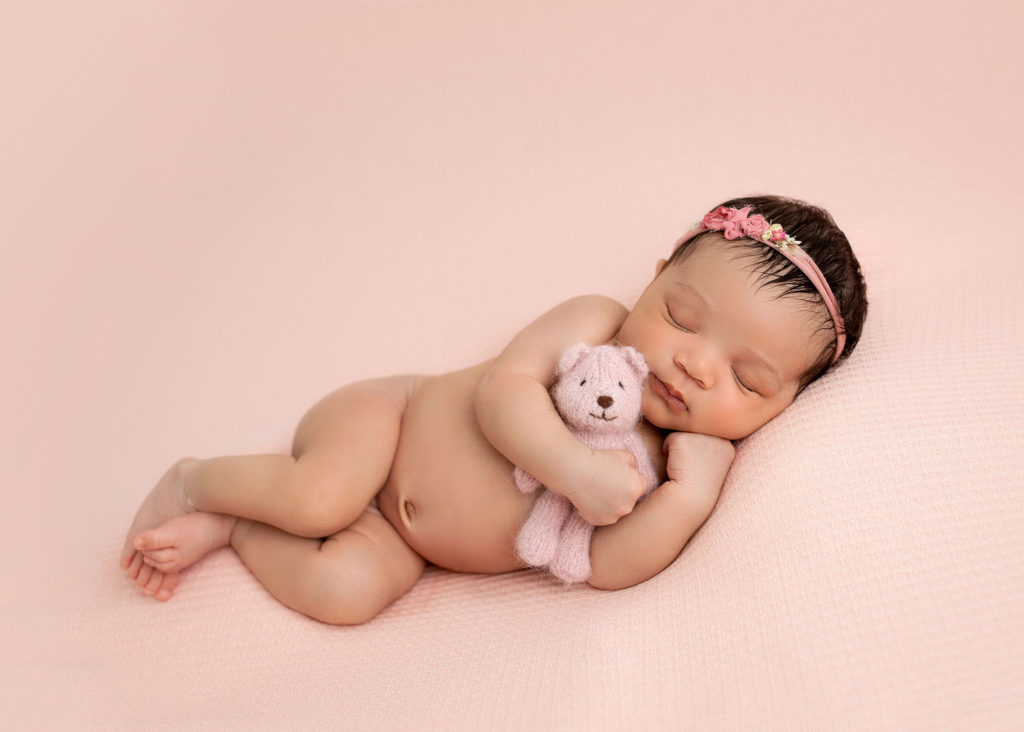 Pink Newborn Photographer Norfolk